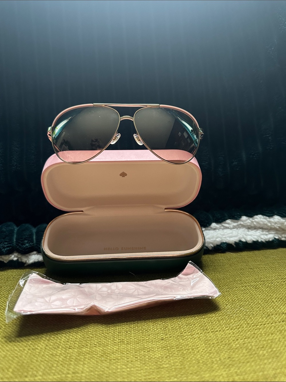 Kate Spade Pink Frame Aviators